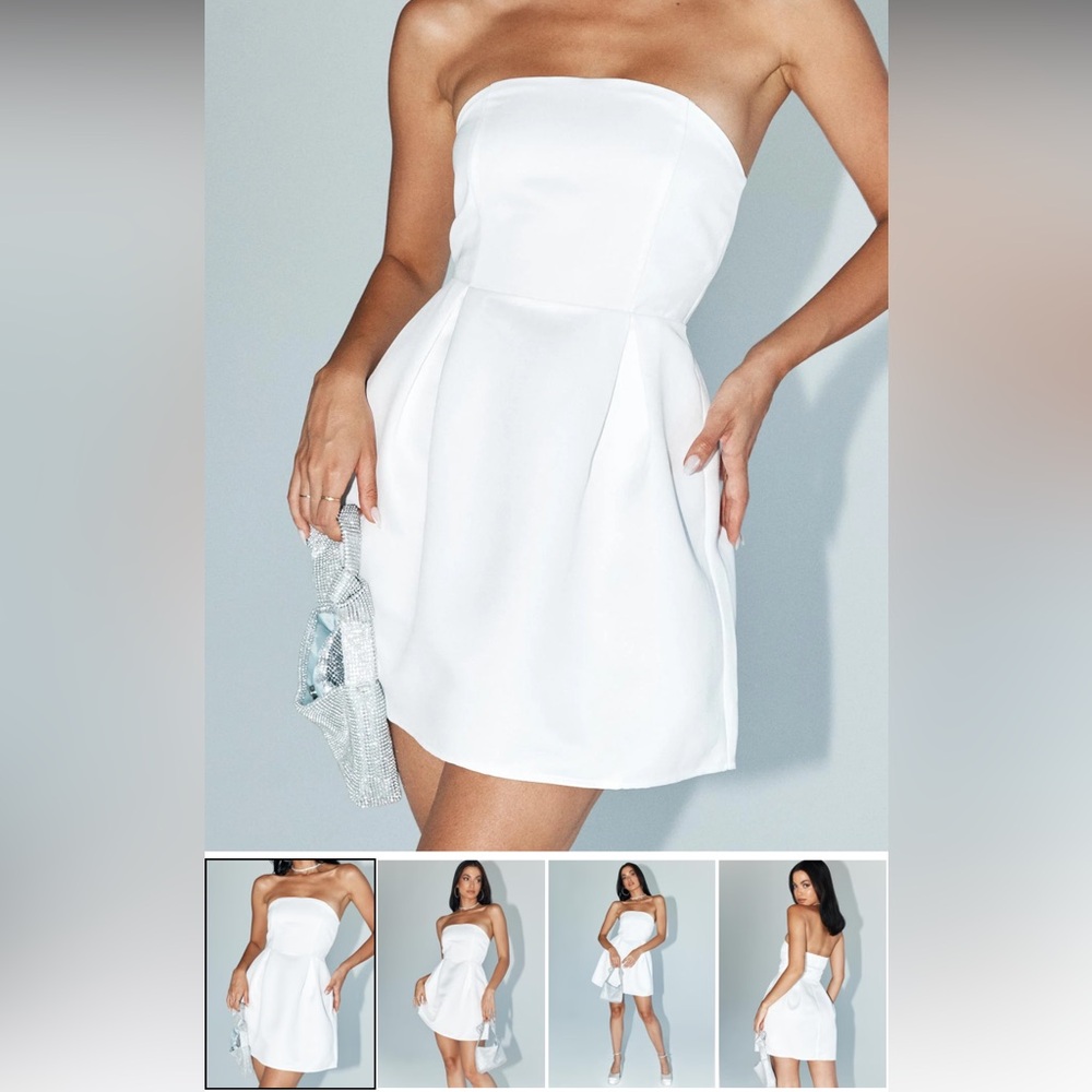 Princess Polly Spader Corset White Mini Dress
